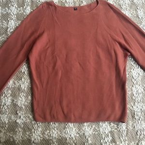 Uniqlo, Rosy Pink Lightweight Sweater, Size S